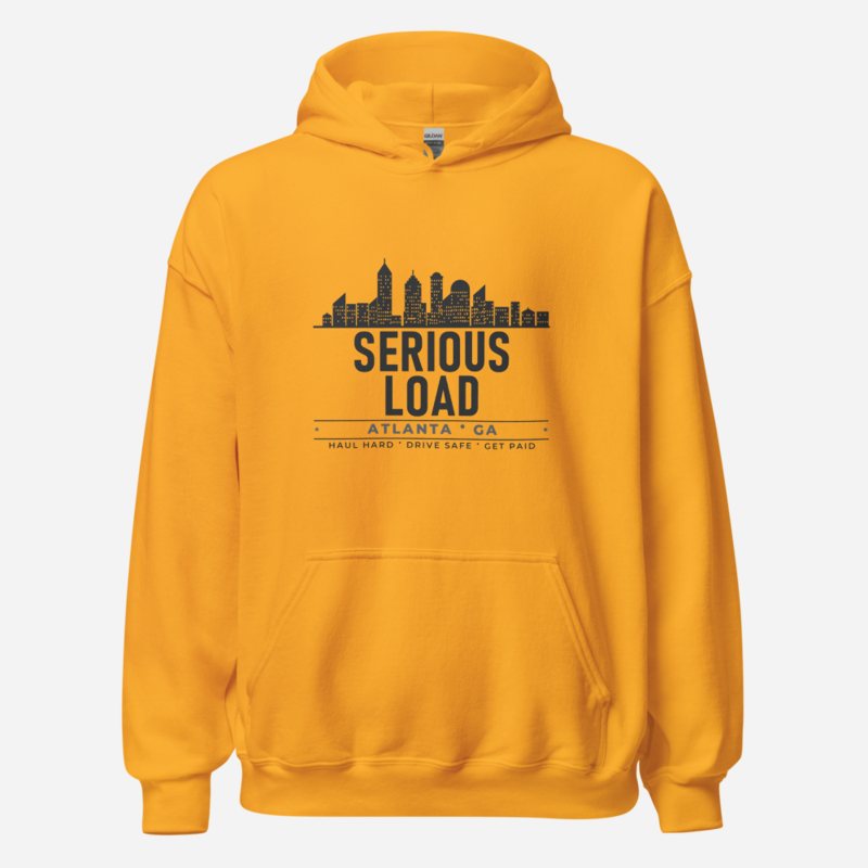 Serious Load Atlanta Hauler Badge Hoodie Gold