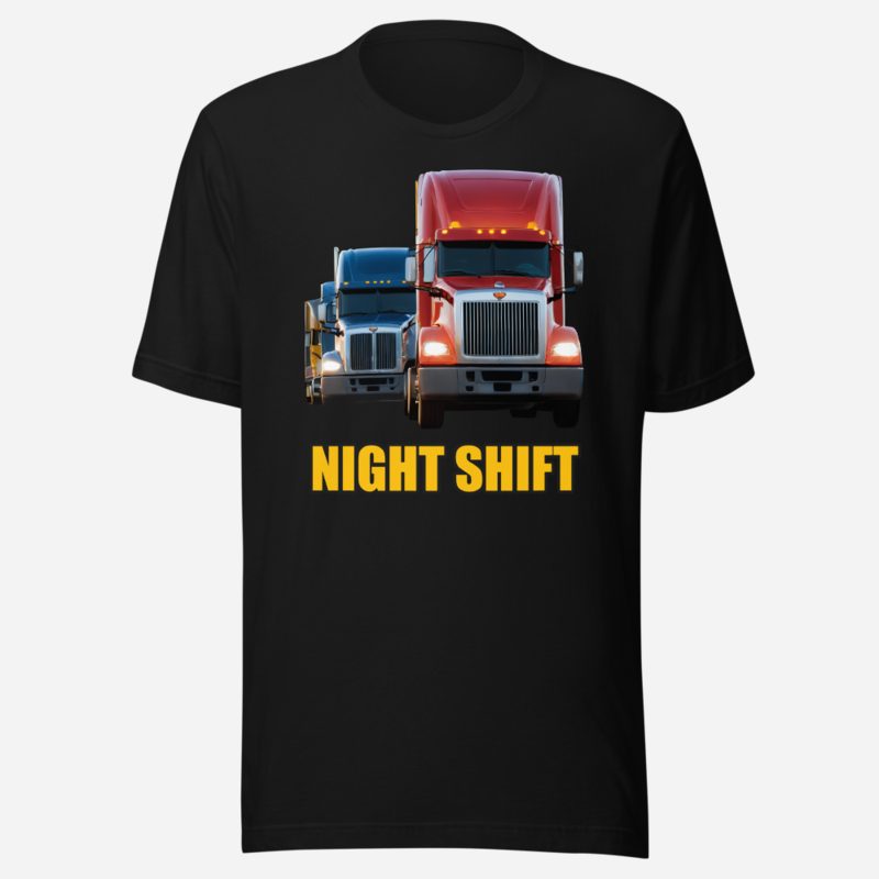 Serious Load Night Shift Convoy Tee in Black