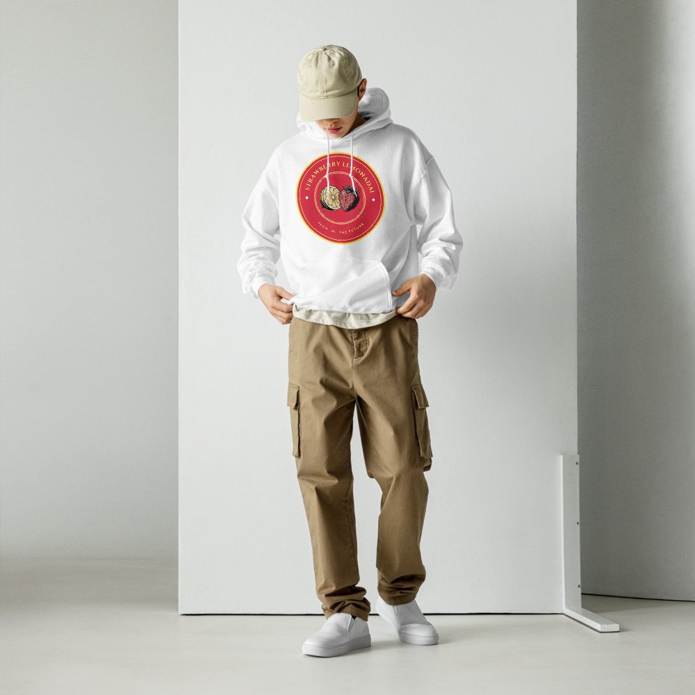 Strawberry Lemonadai Circuit Strawberry Crest Hoodie Front