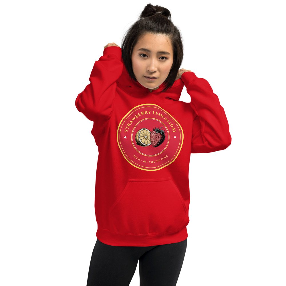 Strawberry Lemonadai Circuit Strawberry Crest Hoodie Front
