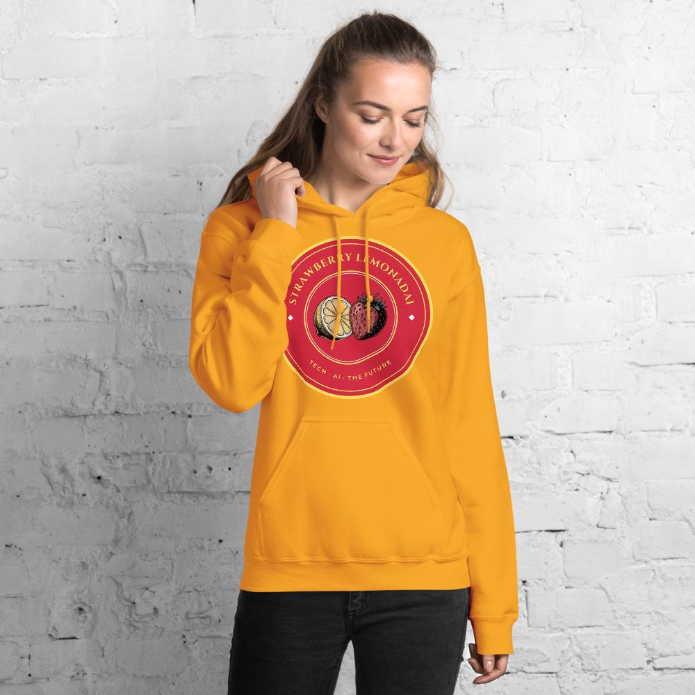 Strawberry Lemonadai Circuit Strawberry Crest Hoodie Front