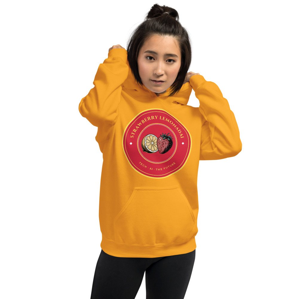 Strawberry Lemonadai Circuit Strawberry Crest Hoodie Front
