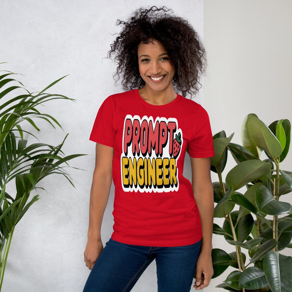 Strawberry Lemonadai Prompt Engineer Tee Front