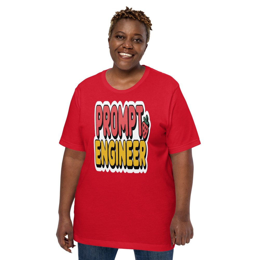 Strawberry Lemonadai Prompt Engineer Tee Front