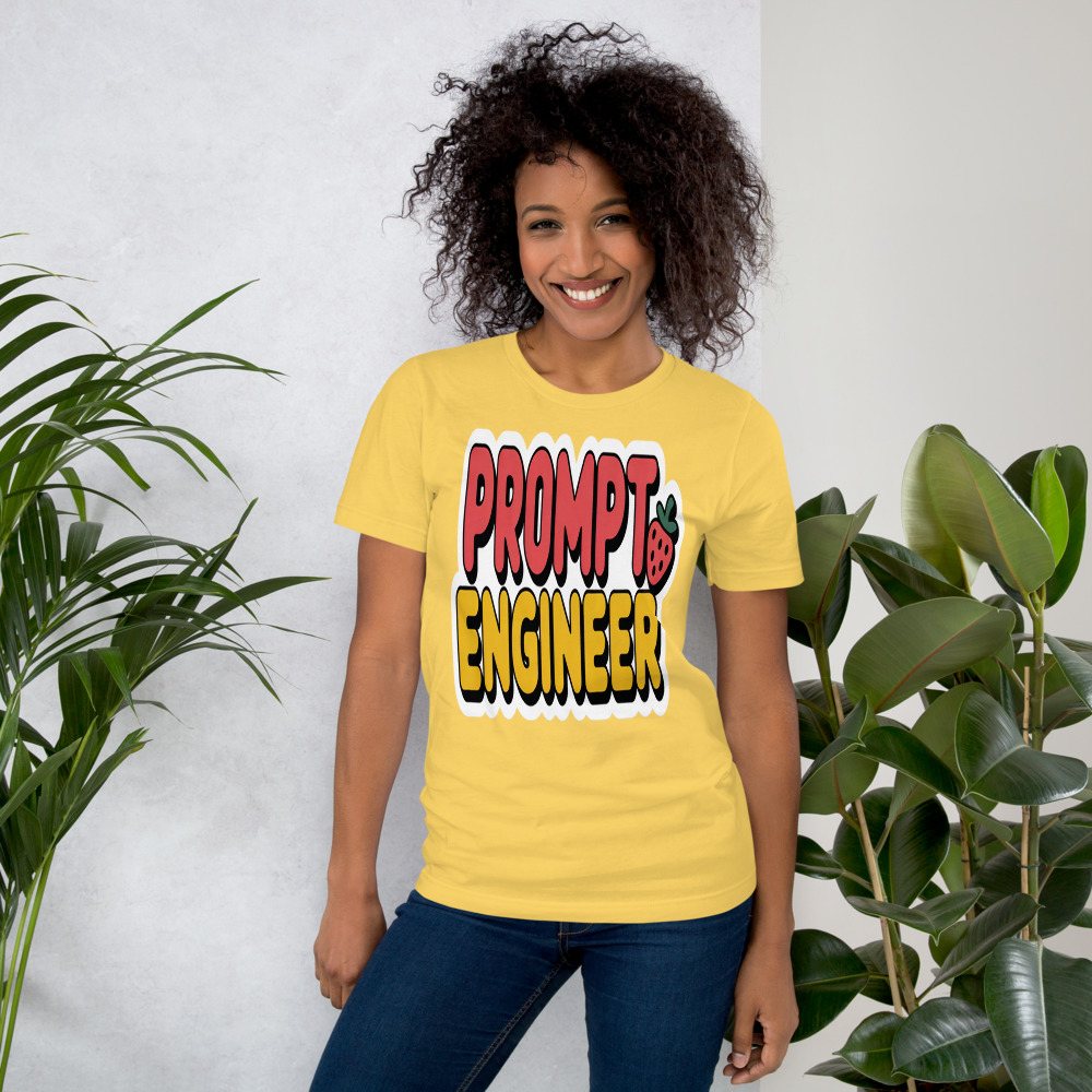 Strawberry Lemonadai Prompt Engineer Tee Front