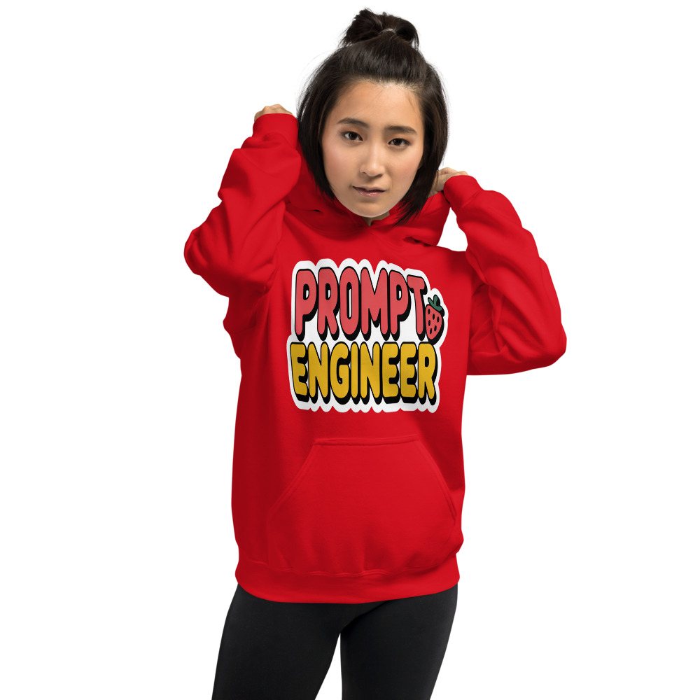 Strawberry Lemonadai Prompt Engineer Hoodie Front
