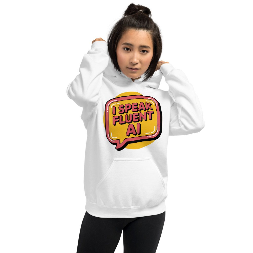 Strawberry Lemonadai Fluent In AI Hoodie Front