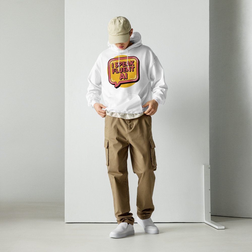 Strawberry Lemonadai Fluent In AI Hoodie Front