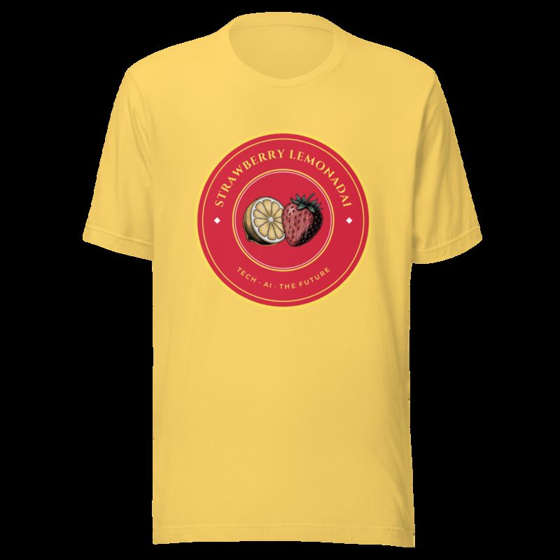 Strawberry Lemonadai Circuit Strawberry Crest Tee Yellow