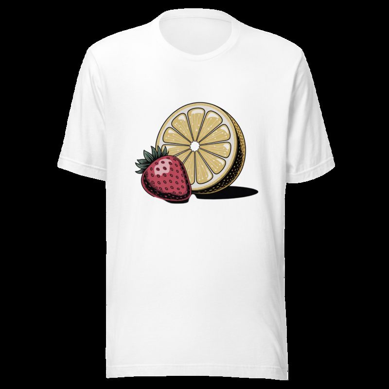 Strawberry Lemonadai Lemon Chip Tee White