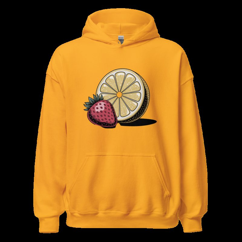 Strawberry Lemonadai Lemon Chip Hoodie Gold