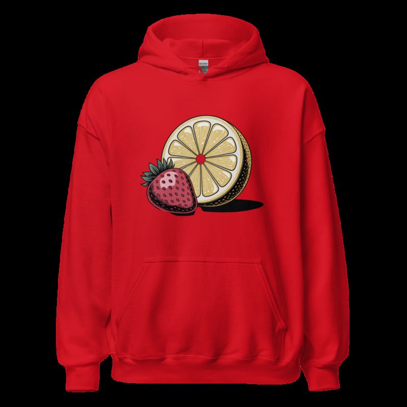 Strawberry Lemonadai Lemon Chip Hoodie Red