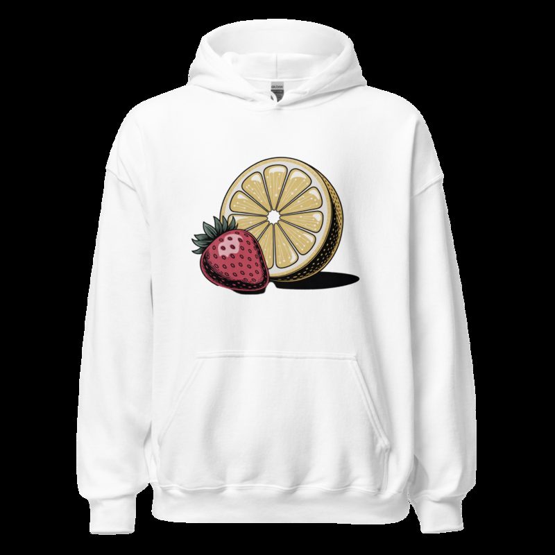 Strawberry Lemonadai Lemon Chip Hoodie White