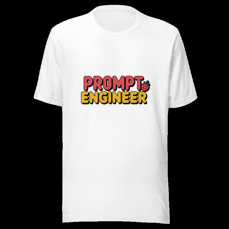 Strawberry Lemonadai Prompt Engineer Tee White