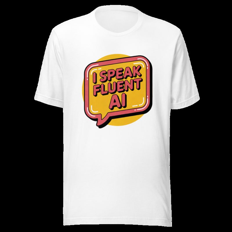 Strawberry Lemonadai Fluent In AI Tee White