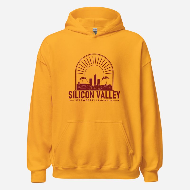 Strawberry Lemonadai Silicon Valley Sunset Hoodie Gold
