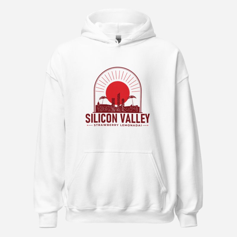 Strawberry Lemonadai Silicon Valley Sunset Hoodie White