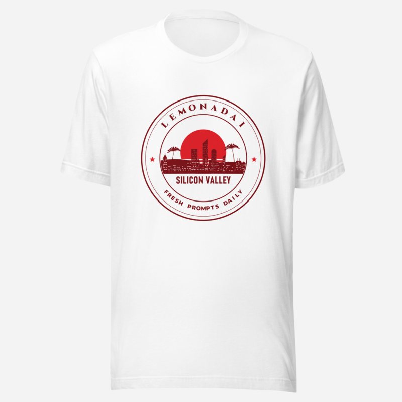 Strawberry Lemonadai Fresh Prompts Crest Tee White