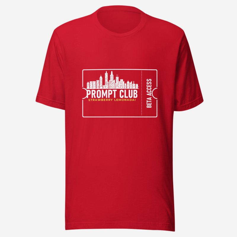 Prompt Club Ticket Tee