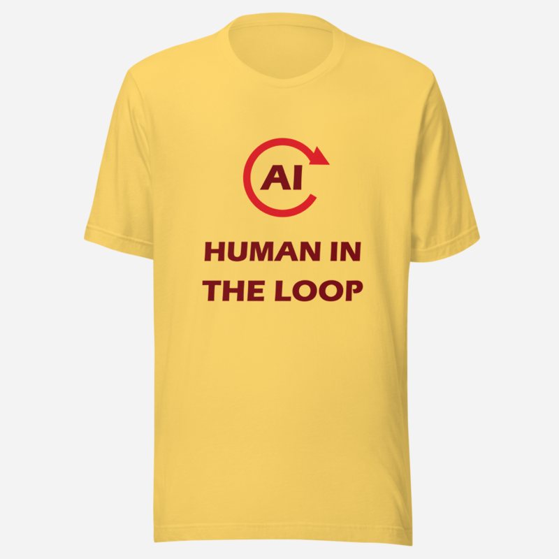 Strawberry Lemonadai Human In The Loop Tee Yellow