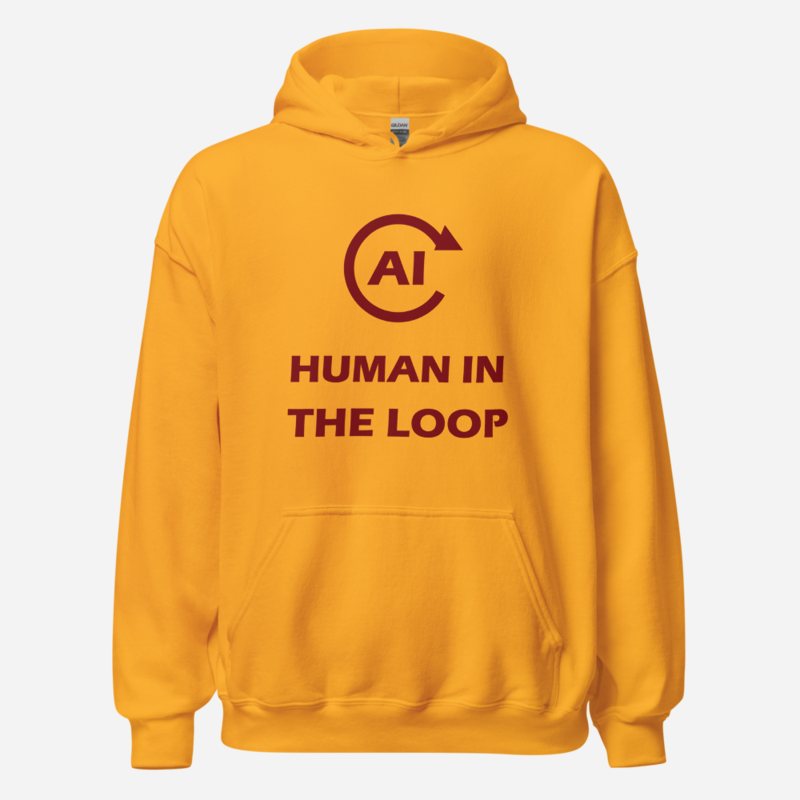 Strawberry Lemonadai Human In The Loop Hoodie Gold