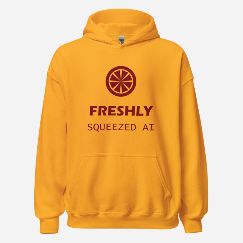 Strawberry Lemonadai Freshly Squeezed AI Hoodie Gold