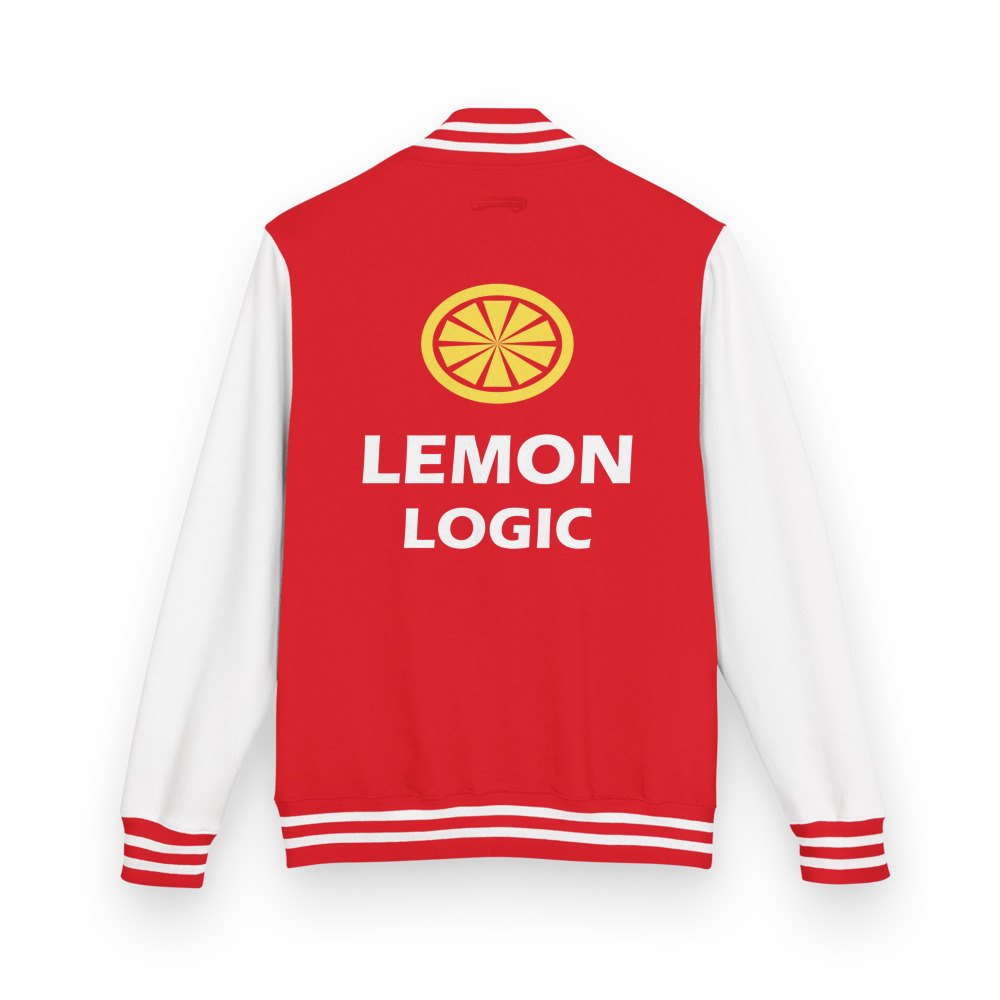 Strawberry Lemonade AI Lemon Logic Varsity Jacket