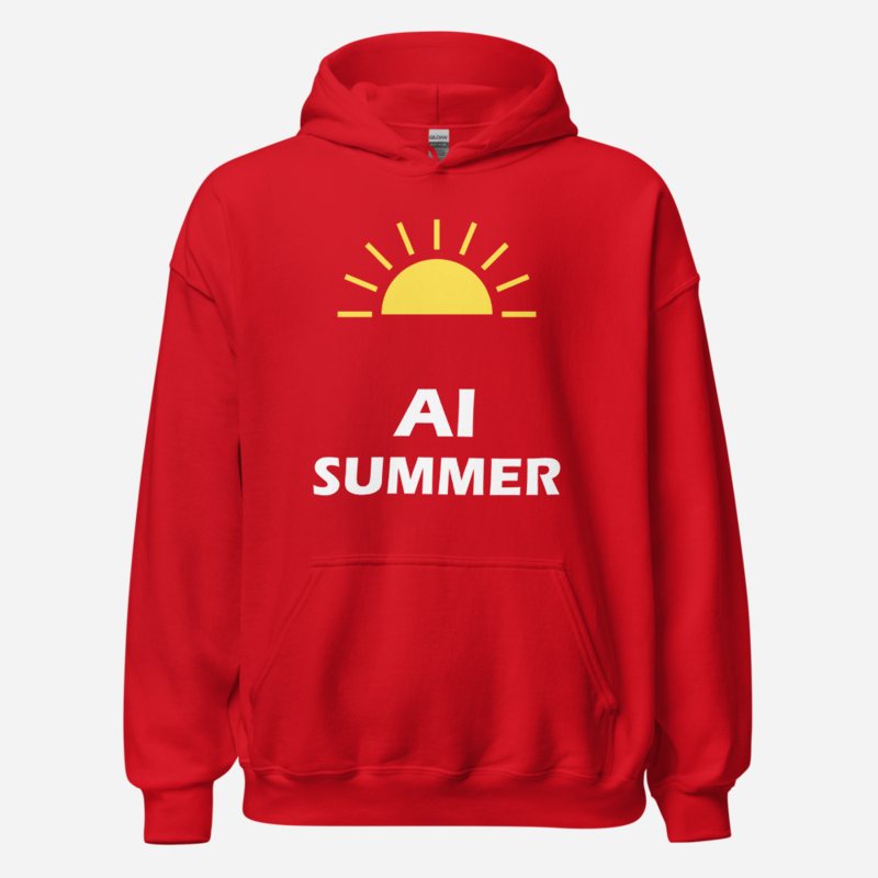 Strawberry Lemonade AI Summer Hoodie Red