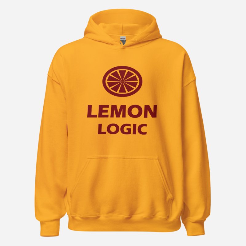 Strawberry Lemonade AI Lemon Logic Hoodie Gold