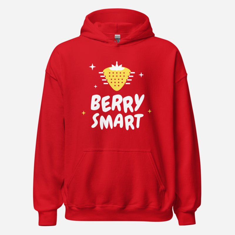 Strawberry Lemonade AI Berry Smart Hoodie Red