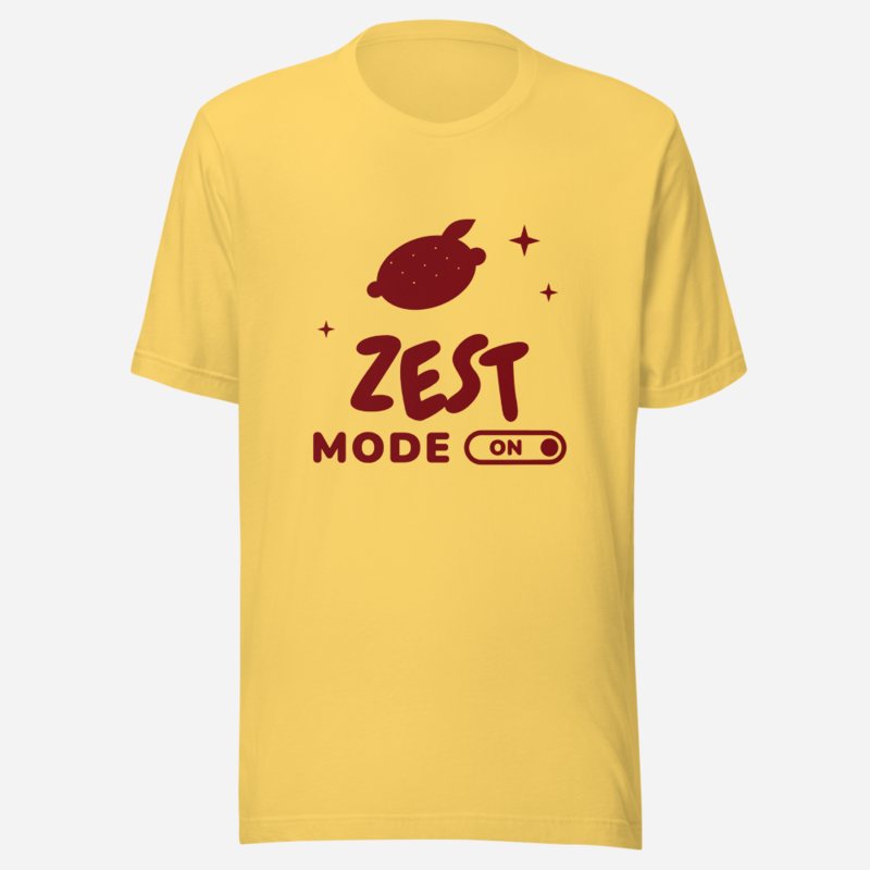 Strawberry Lemonade AI Zest Mode Tee Yellow