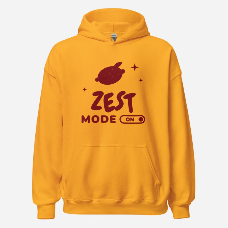 Strawberry Lemonade AI Zest Mode Hoodie Gold
