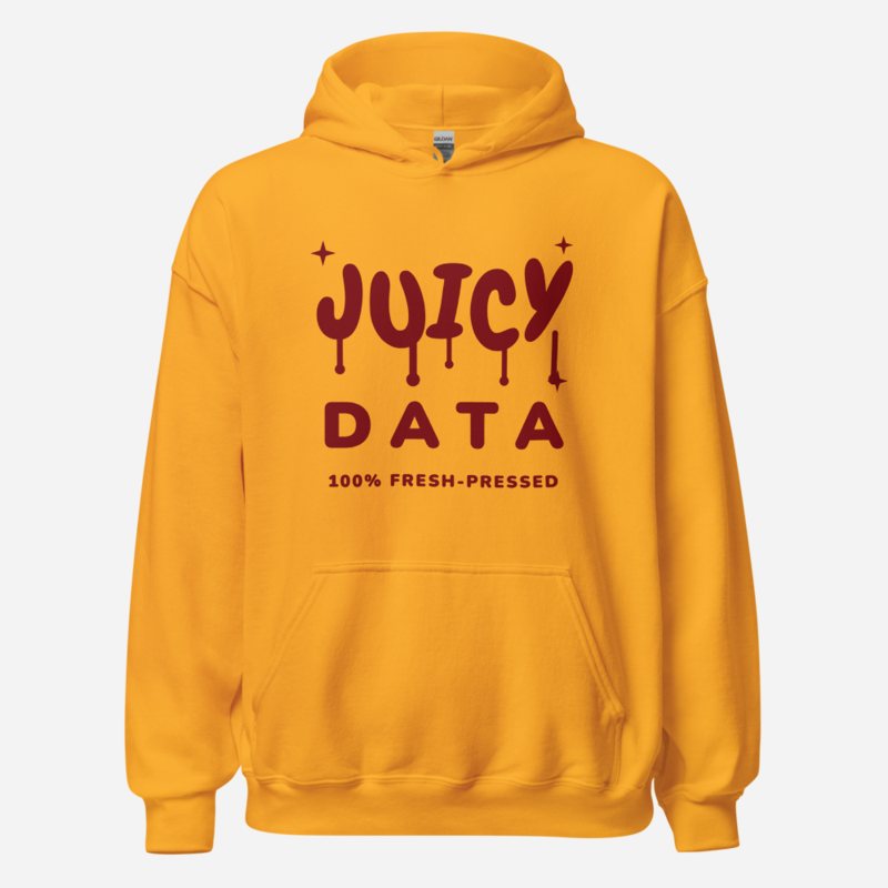 Strawberry Lemonade AI Juicy Data Hoodie Gold
