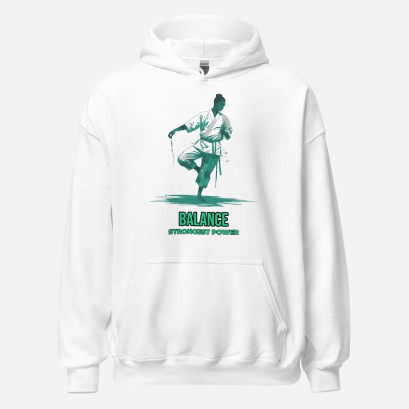 Strongest Power Balance Hoodie White