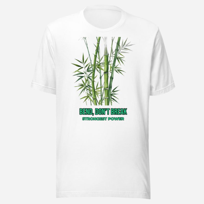 Strongest Power Bend Not Break Tee in White