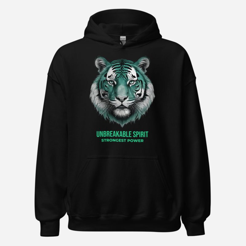 Strongest Power Jade Tiger Hoodie