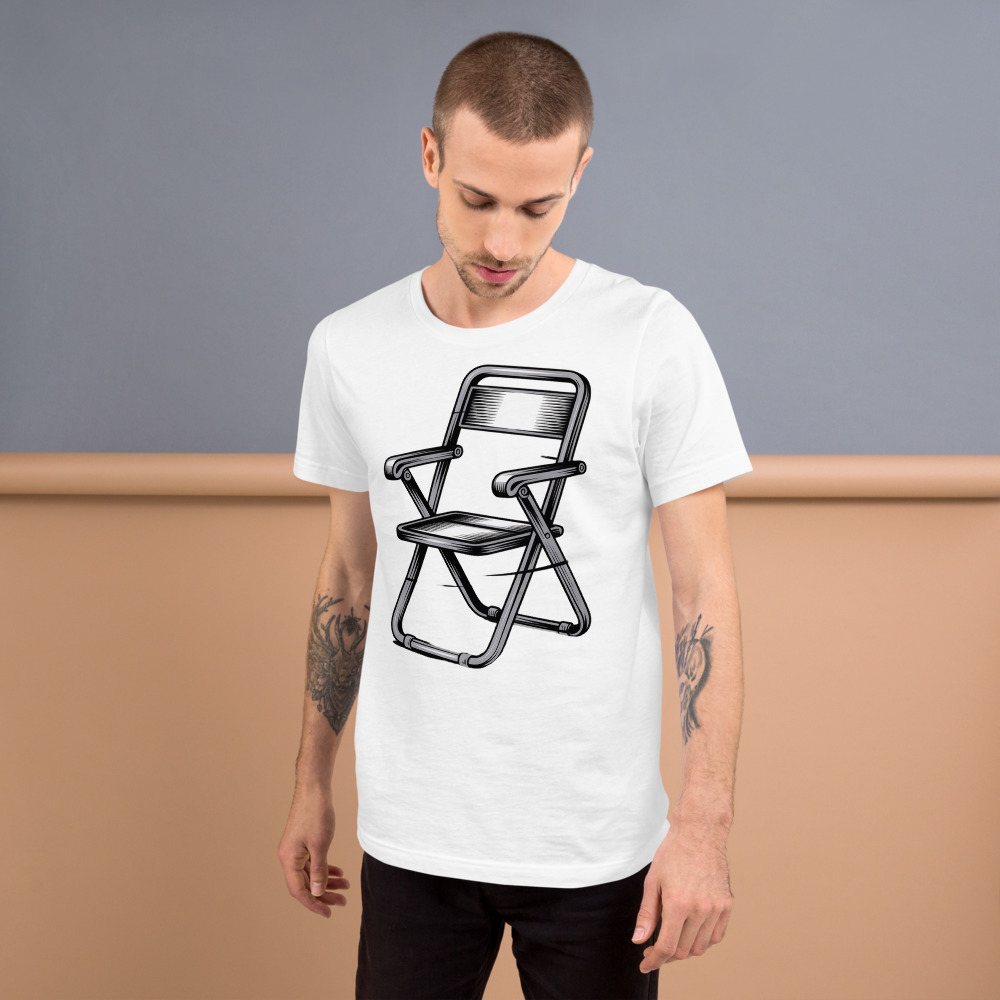 Entertainment Wrestling World Steel Chair Tee