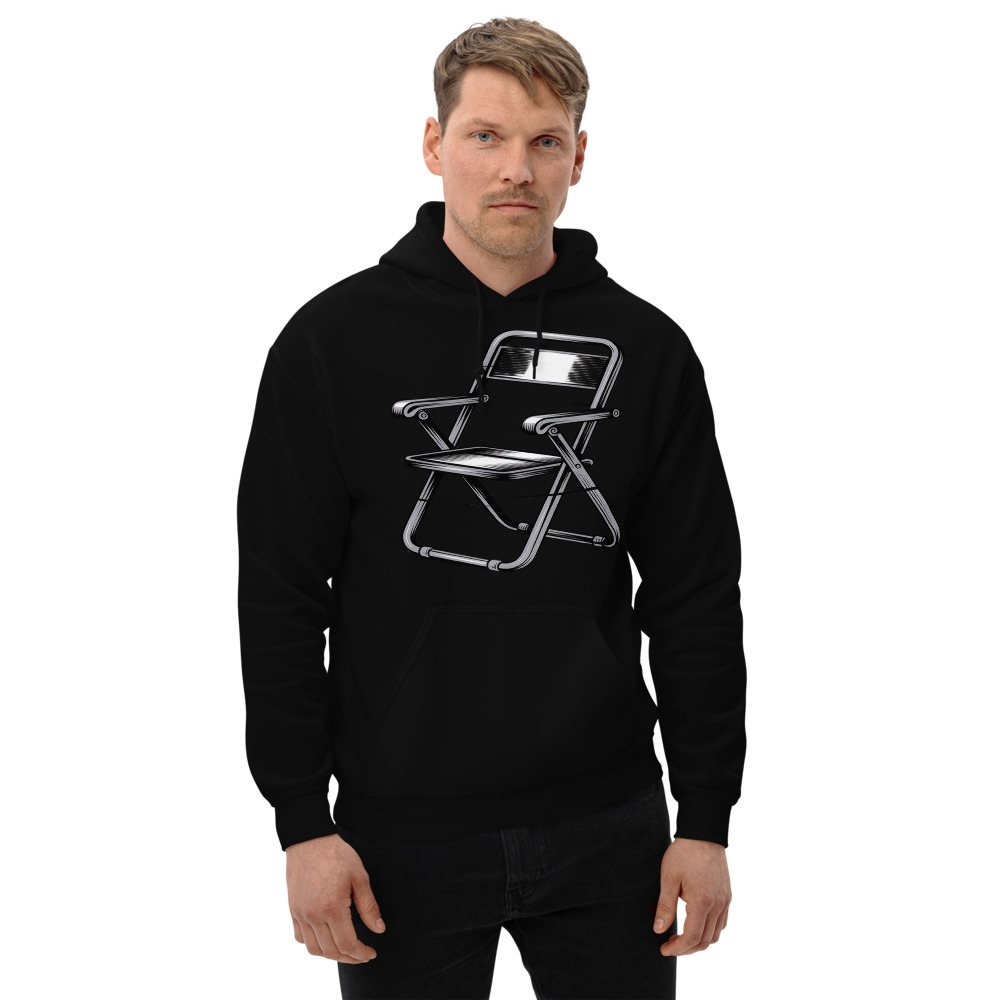 Entertainment Wrestling World Steel Chair Hoodie Front