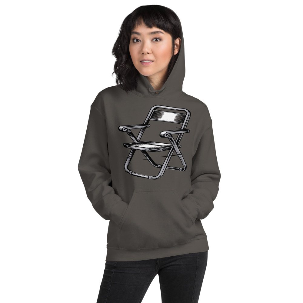 Entertainment Wrestling World Steel Chair Hoodie Front