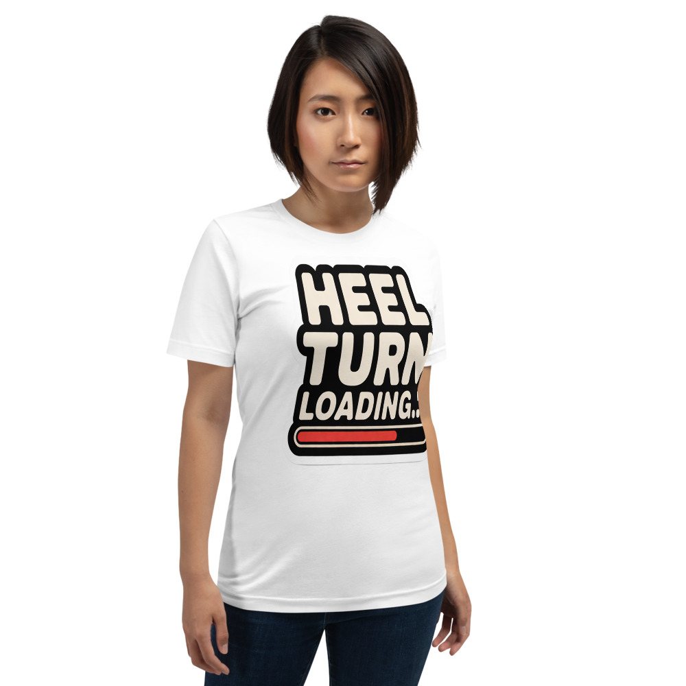 Entertainment Wrestling World Heel Turn Loading Tee Front