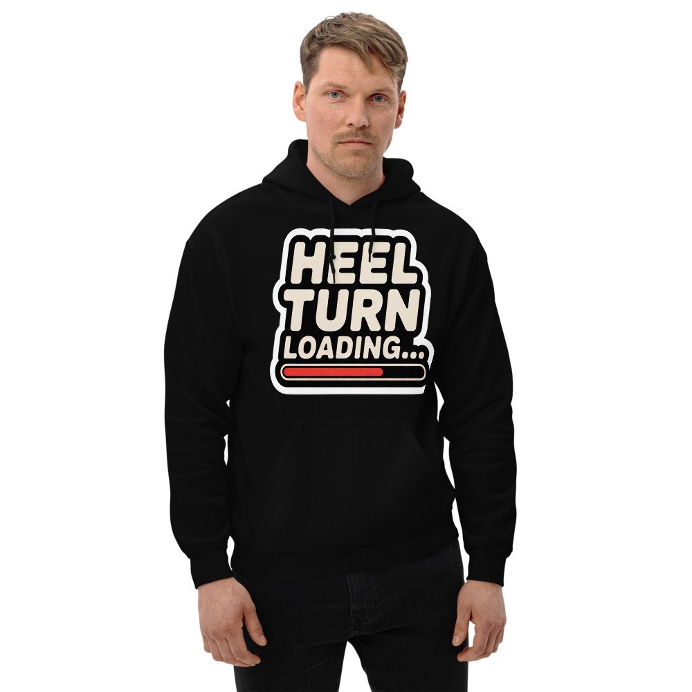 Entertainment Wrestling World Heel Turn Loading Hoodie Front