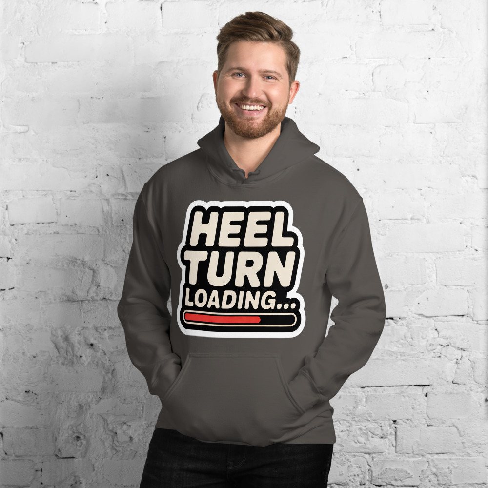 Entertainment Wrestling World Heel Turn Loading Hoodie Front
