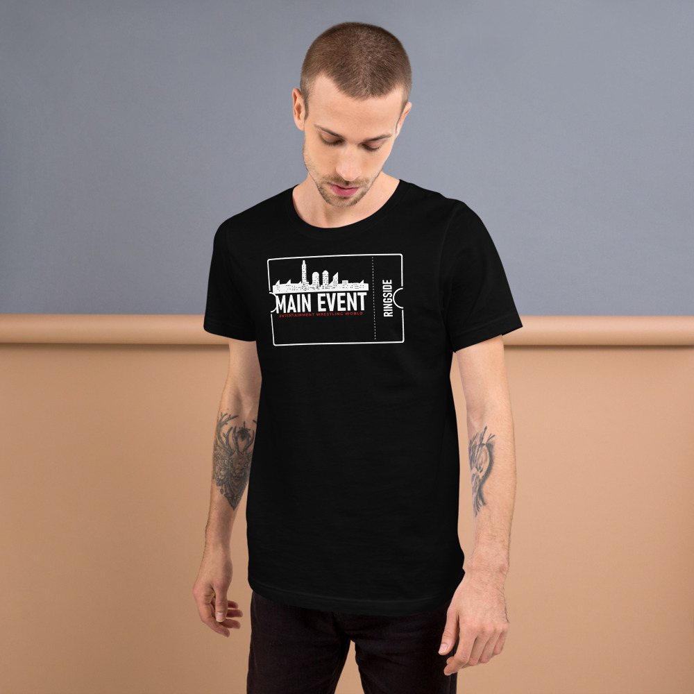 Entertainment Wrestling World Main Event Ticket Tee