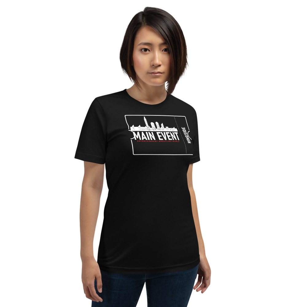 Entertainment Wrestling World Main Event Ticket Tee Front