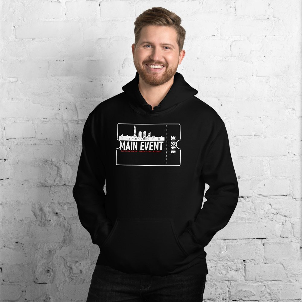 Entertainment Wrestling World Main Event Ticket Hoodie