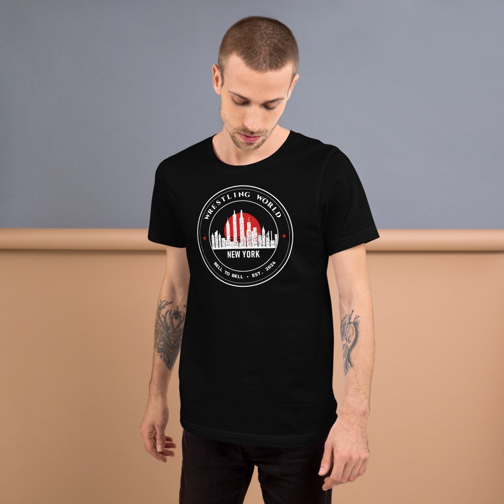 Entertainment Wrestling World Bell To Bell Crest Tee