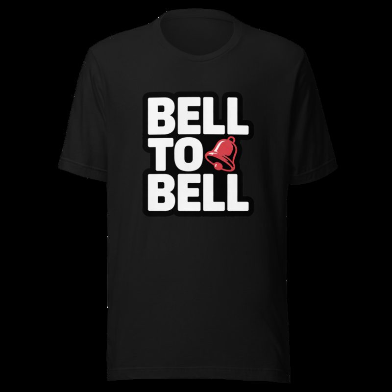 Entertainment Wrestling World Bell To Bell Tee Black