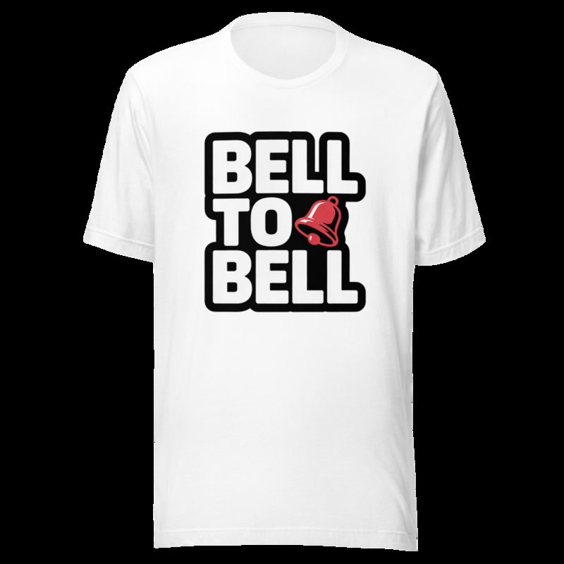 Entertainment Wrestling World Bell To Bell Tee White