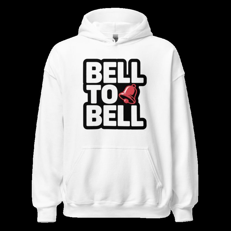 Entertainment Wrestling World Bell To Bell Hoodie White