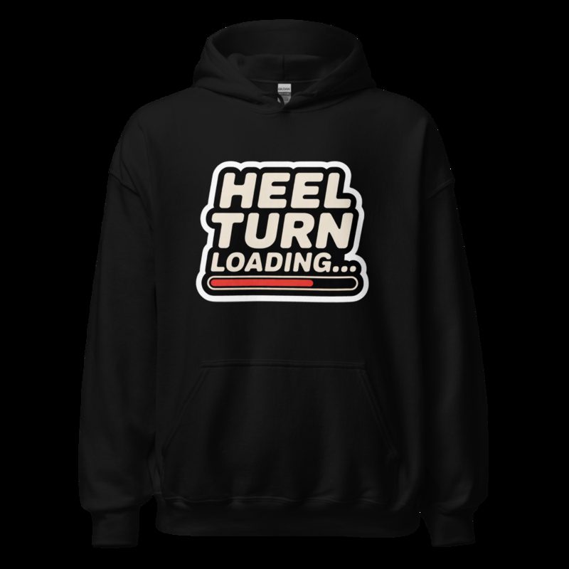 Entertainment Wrestling World Heel Turn Loading Hoodie Black